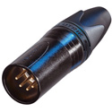 Photo of Neutrik NC5MXX-B XLR Male Cable Conn/Blk w/gold contacts