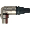 Photo of NEUTRIK NC6FRX 6 Pole Right Angle Female XLR Cable Connector (Nickel/Silver)