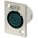 Photo of NEUTRIK NC7FP-1 7-Pin XLR Female Panel Mount Connector