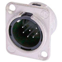 Photo of Neutrik NC7MD-L-1 7-Pin XLR Male Panel/Chassis Mount Connector