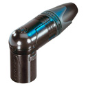 Photo of NEUTRIK NC7MRX-B 7 Pole Right Angle Male Cable Connector - Black/Gold