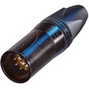 Photo of NEUTRIK NC7MXX-B 7-Pin Male Cable Connector - Black with Gold Contacts
