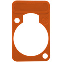 Photo of Neutrik DSS-Orange D-Series XLR Lettering and ID Plate Orange