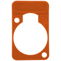 Photo of NEUTRIK DSS-Orange D-Series XLR Lettering and ID Plate Orange