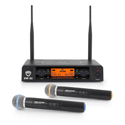 Nady DW-22-HT Single Frequency Digital Audio Wireless System with Dual Handheld Transmitters - 48k/24-bit - 300 Ft Range