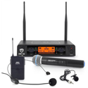 Nady DW-22-HT-LT-HM 2-Person Digital Wireless Combo Mic System with Handheld/Lapel/Headmic - 300 Ft - 902-951 MHz