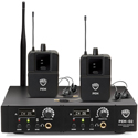 Photo of Nady PEM-02 16 Frequency / Dual Transmitter Mono Output Wireless In-Ear Monitor Audio System for Stage