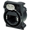 Photo of Neutrik NE8FAH-C5 etherCON Horizontal PCB Mount RJ45 Receptacle - CAT5e A Series