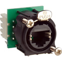 Photo of NEUTRIK NE8FAV-Y110 etherCON Vert PCB Pan Mt w/IDC 110 Punch Terminals