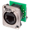 Photo of NEUTRIK NE8FDH-C5E etherCON D series horizontal PCB mount RJ45