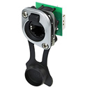 Photo of NEUTRIK NE8FDP-TOP Receptacle etherCON CAT5 D Series - Feedthrough/Nickel - True Outdoor Protection(TOP) - IP65/UV Rated