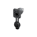 Photo of NEUTRIK NE8FDPU-TOP etherCON TOP Airtight Upward Feedthrough Female D-Series Chassis Adapter w/RJ45 - 100W