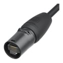 Photo of NEUTRIK NE8MX-B-TOP Ethercon Cable Connector Carrier For 5mm-8mm Cable Diameters - Black Chromium Shell/Chuck/Boot Only