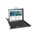 NTI RACKMUX-VS17-NT-8USBHD 17 Inch VGA SUN USB KVM Drawer with 8-Port High Density Switch and Numeric Keypad
