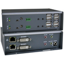 Photo of NTI ST-IPUSBD-R-DH Dual Monitor DVI USB KVM Extender with Video Wall Support Over IP - Remote Unit