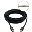 Photo of nanoFIBER Passivated Metallic Cladding HDMI 2.1 Type A-Type A Active Optical Cable - 5.8mm OD - Black TPU Jacket - 164FT