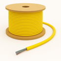 nanoFIBER 48-Strand 250um Rollable Ribbon SM/657.A2 Non-Armored Indoor Plenum OFCP Fiber Cable - Yellow - 250 Foot