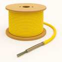 Photo of nanoFIBER 48-Strand 250um Rollable Ribbon SM/657.A2 Armored Passivated Indoor Plenum OFCP Fiber Cable - Yellow - 500ft
