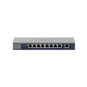 Netgear GS108MX 8-Port Gigabit Ethernet Unmanaged Network Switch - 10G Uplink
