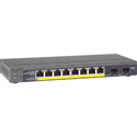 Netgear GS110TP-300NAS 8-Port Gigabit PoEplus Ethernet Smart Switch with 2 SFP Ports and Cloud Management - 55 Watt