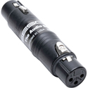 Sescom NHA3F5F 3-Pin Female to 5-Pin Female Inline XLR Adapter Barrel
