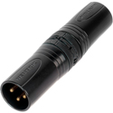 Sescom 3-Pin Male to 4-Pin Male Inline XLR Adapter Barrel