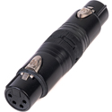 Sescom NHA4F4F 4-Pin Female to 4-Pin Female Inline XLR Adapter Barrel