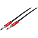 Photo of Neutrik NKTB03-R 1/4in Longframe Patch Cord 12in - Red