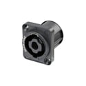 Photo of NEUTRIK NL2MPXX Receptacle speakON XX Series 2 Pole - Tab Terminals for NLFASTON/Soldering - Countersunk Screw Holes