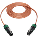 Photo of Sescom 12AWG NEUTRIK NL4FXX-W-S 4-Pole speakON to 4-Pole speakON 2 Conductor Speaker Cable - 100 Foot