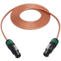 Sescom NL4FC-12-6 12AWG Neutrik NL4FXX-W-S 4-Pole speakON to 4-Pole speakON 2 Conductor Speaker Cable - 6 Foot