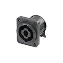 Photo of Neutrik NL4MDXX-H-3 Receptacle speakON XX Series 4 Pole - PCBH - Rear Mount with A-SCREW-1-8