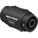 NEUTRIK NL4MMX Lockable 4 Pole speakON Male to 4 Pole speakON Male Coupler Adapter