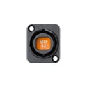 Photo of Neutrik NO12FDW-A opticalCON MTP 12-Channel Fiber Optic Chassis Connector Black