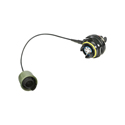 NEUTRIK NO4M4JW-FG FIBERFOX EBC25 4-Channel Chassis Expanded Beam Multimode Hermaphroditic Outdoor Fiber Optic Connector