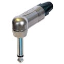 NEUTRIK NP2RX Mono Right Angle 1/4 Inch Plug with Nickel Contacts & Shell