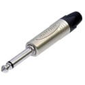 NEUTRIK NP2X X-Series 1/4in Phone Plug - Nickel Contacts & Nickel Shell