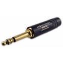 Photo of Neutrik NP3CM-B TRS .206 Inch MIL/B-Gauge Phone Plug - Black/Brass