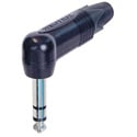 Photo of NEUTRIK NP3RX-BAG Stereo Right Angle 1/4in Plug w- Silver Contacts & Black Shell