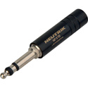 NEUTRIK NP3TB-B 1/4 Inch B-Gauge Plug (BPO 316) - Black/Nickel