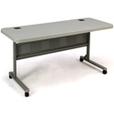 Photo of National Public Seating BPFT-2460 5 Foot Plastic Flip-n-Store AV Table