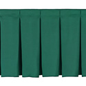 Photo of Box-Pleat Skirting for 24 inch H Stage- Per Foot- Hunter