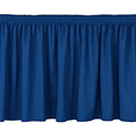 Photo of Shirred-Pleat Skirting for 16 inch H Stage- Per Foot- Navy