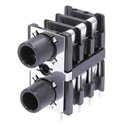 Photo of NEUTRIK NSJ12HC Full Nose Stereo Dual Stacking Jack