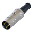 Photo of Rean NYS321G 3 Pole DIN Male Cable Connector Gold Plated Contacts