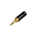 REAN NYS226BG 3.5mm Mono with Black Metal Handle - Black/Gold