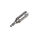 REAN NYS231 3-Pole Metal 3.5 mm Plug with Crimp Strain Relief