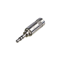 Photo of REAN NYS231L Plug 3.5mm Stereo - Nickel/Silver - 6mm Cable OD/24 AWG