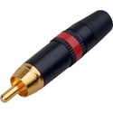 Photo of Rean NYS373-2 RCA Plug with Gold Contacts - Red