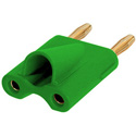 Photo of Rean NYS508-GN Dual Banana Plug for 6-10mm Cable OD - Green